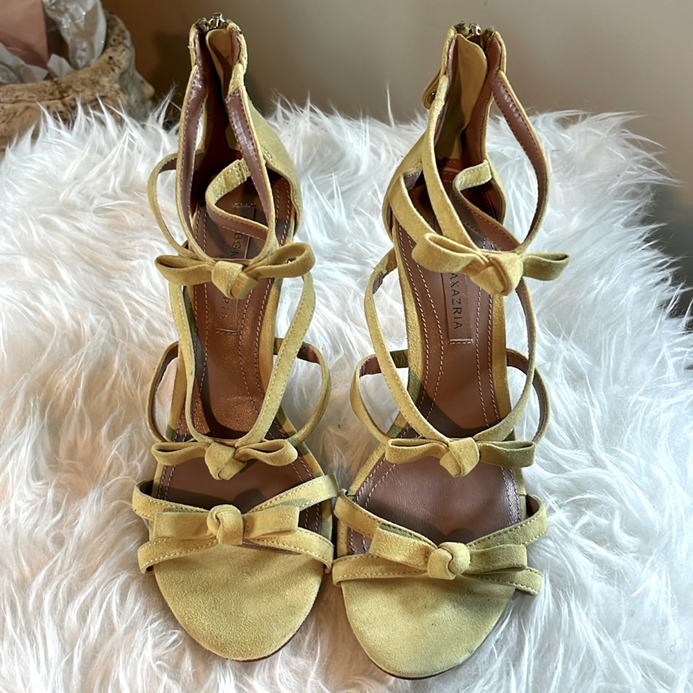 BCBG Maxazria suede heels